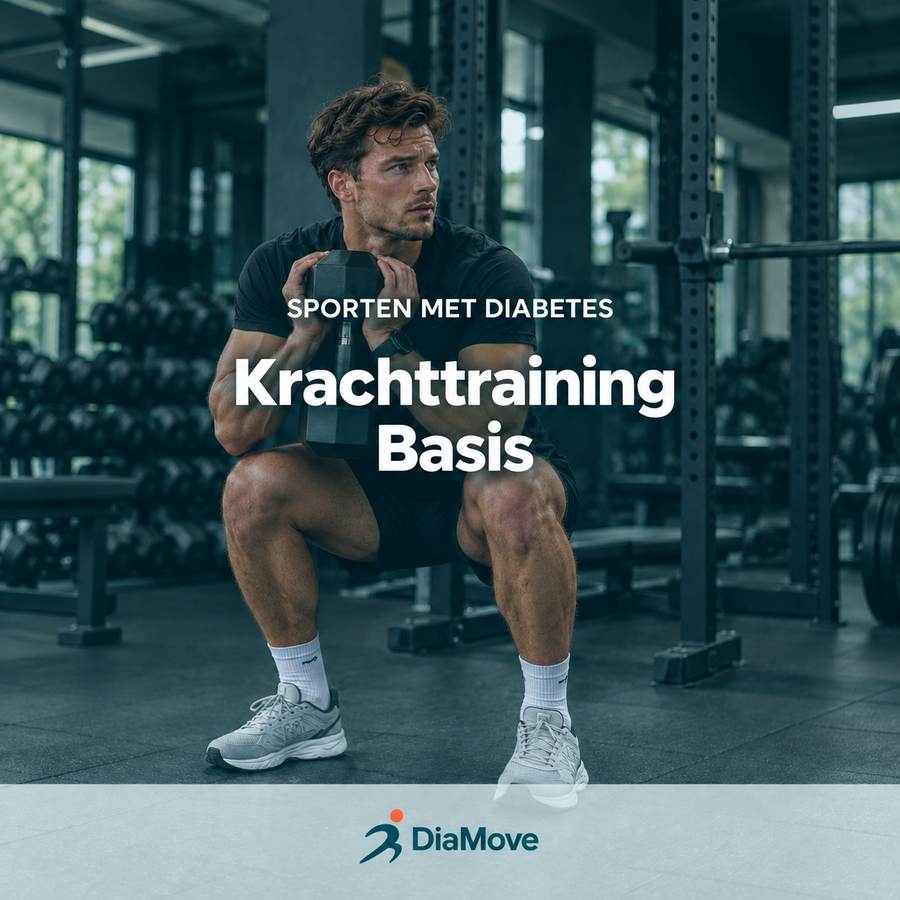 DiaMove Krachttraining Basis – productcover van het Full Body A/B-schema voor sporten met diabetes