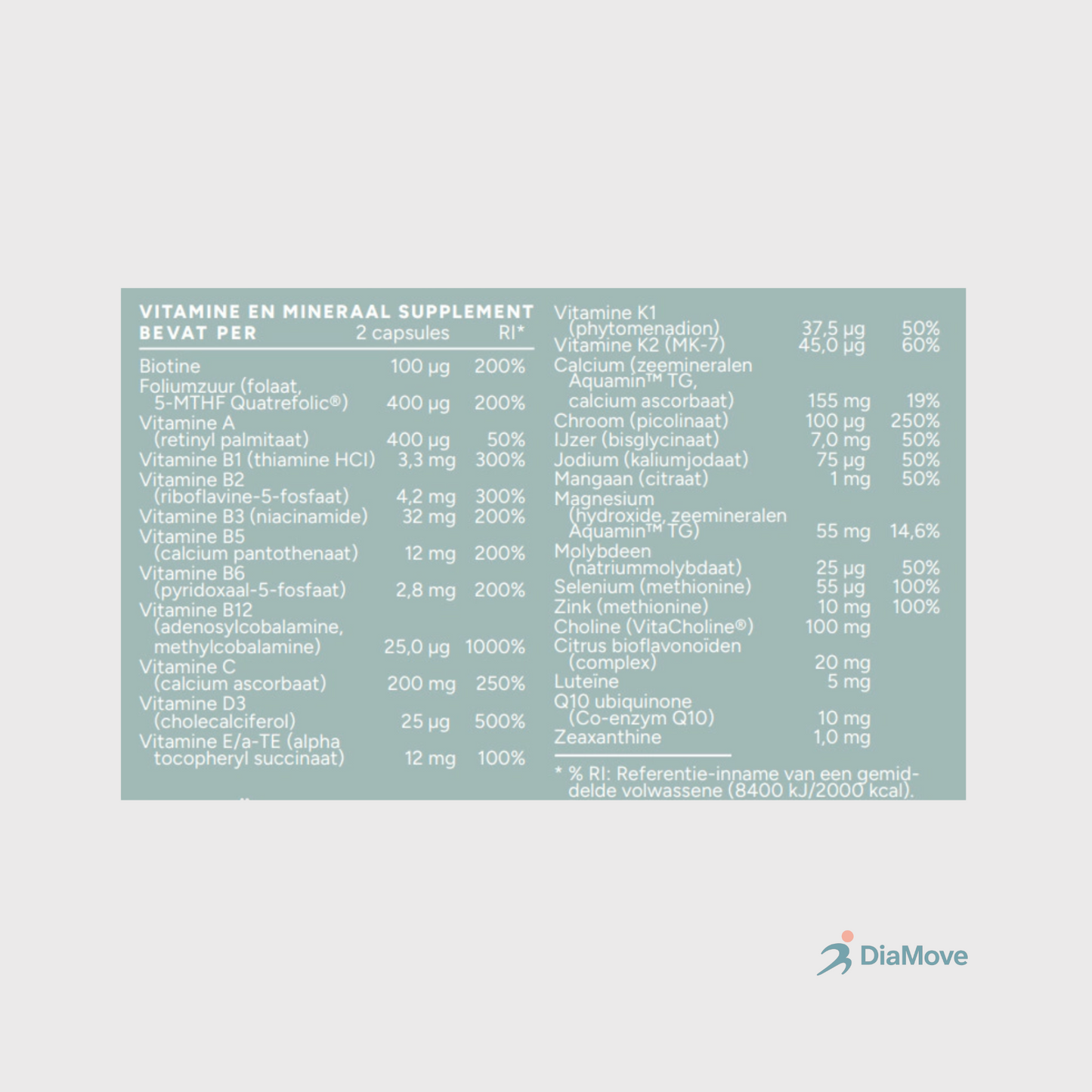 Vegan Multi Vrouw / Man – Multivitamine voor spierkracht, energie & bloedsuikerbalans