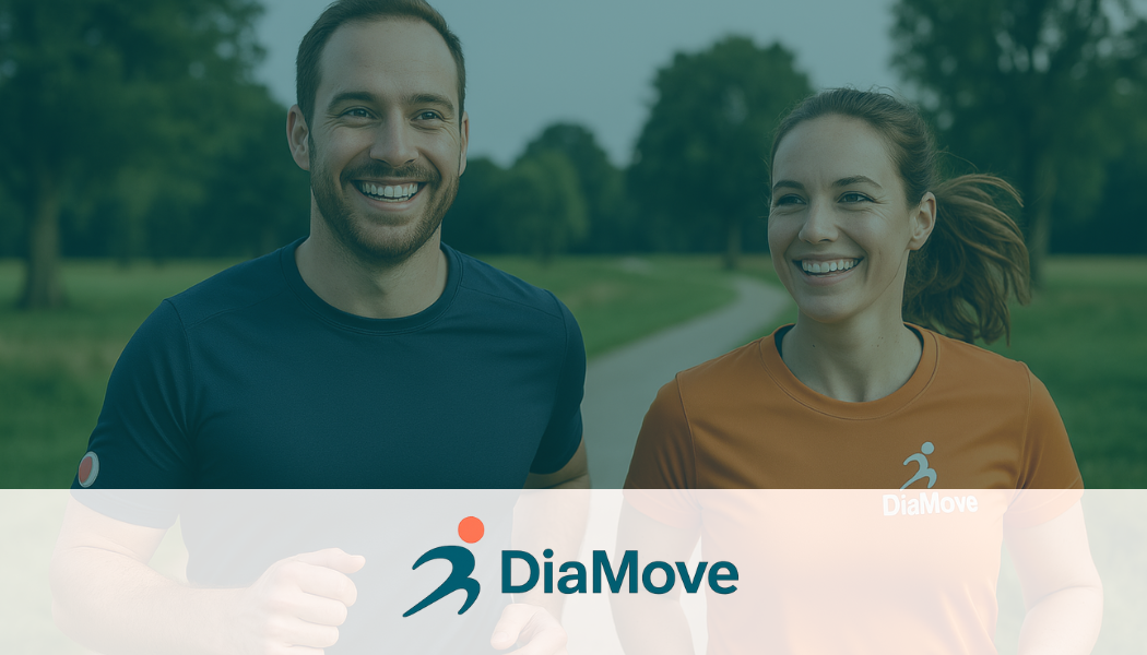 Vrouw beweegt en sport met diabetes